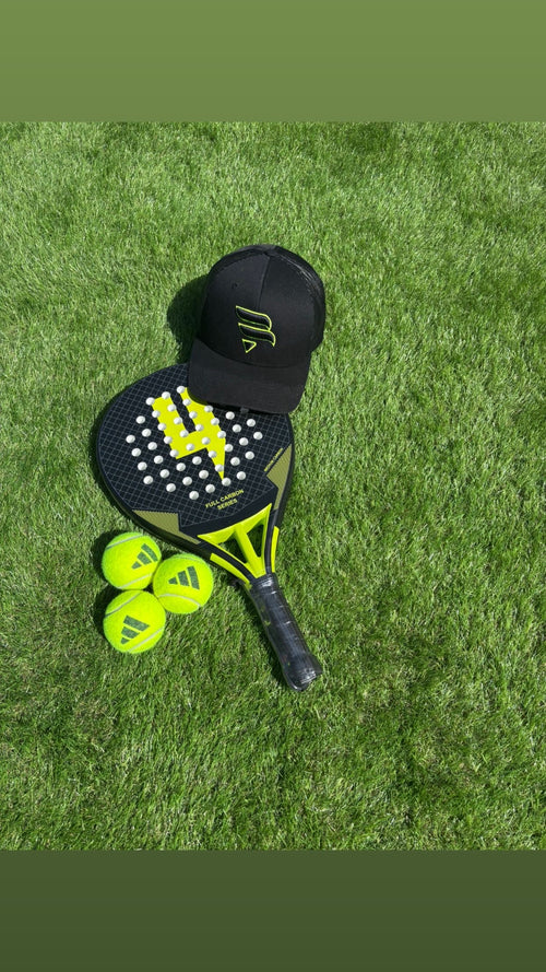 Black / Neon Yellow Logo Cap
