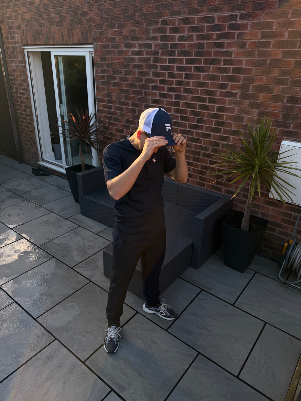 Navy / White Logo Cap