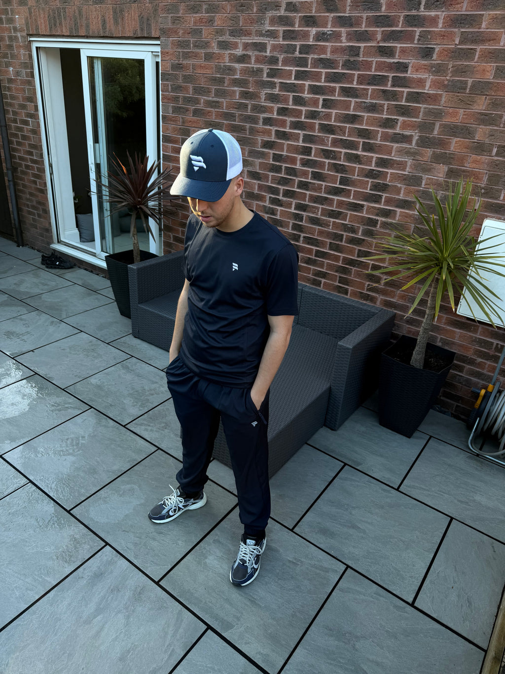 Navy / White Logo Cap