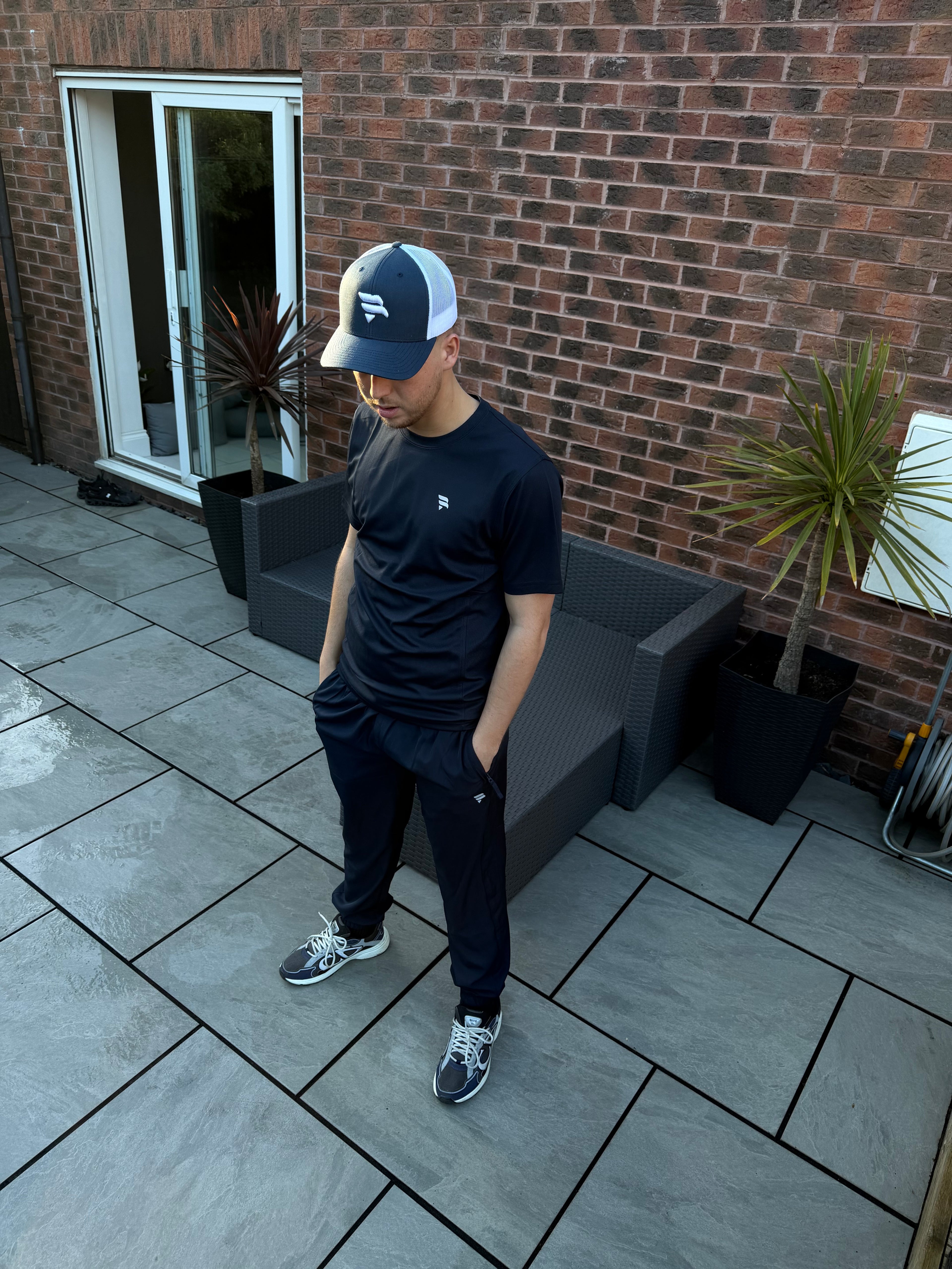 Navy / White Logo Cap