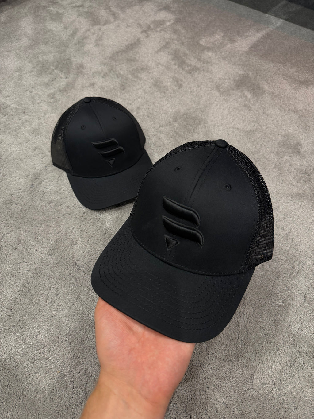 Triple Black Logo Cap